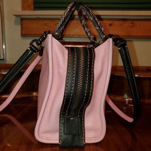 Coach Exotic Snakeskin Pink Rogue 25